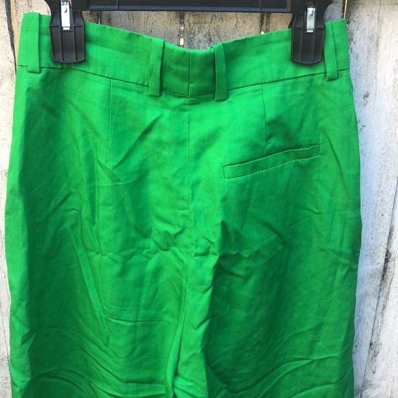 COS wide leg high waisted pant NWT size 6 bold green grass - Picture 14 of 15